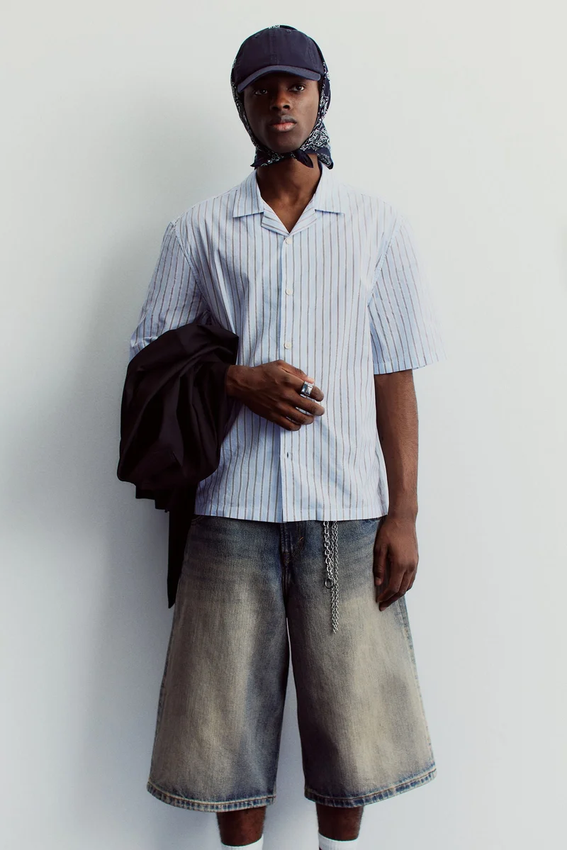 H&M Regular Fit Cotton resort shirt