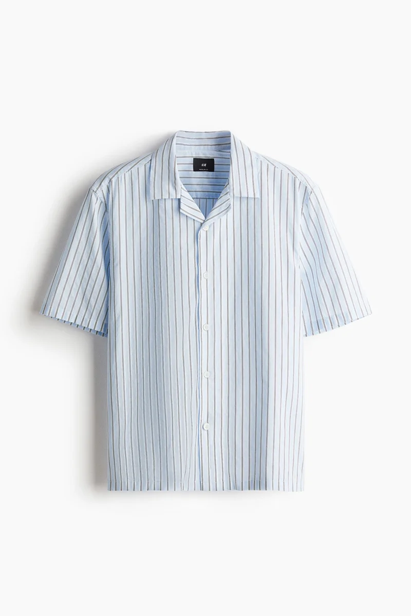 H&M  Regular Fit Cotton resort shirt for Men | Best Price UAE
