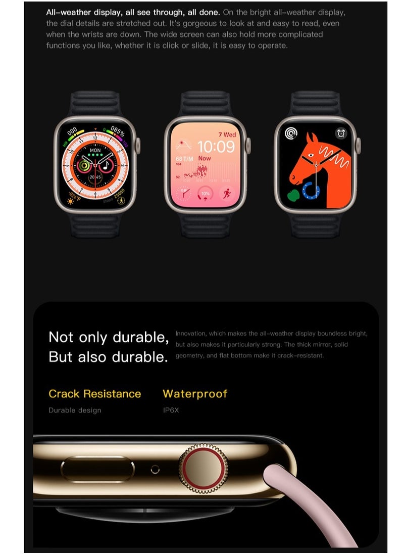 AROAQ - New Arrival 2.2inch Screen NFC M9 Pro Max Smart Watch Iwo Series9 M9 pro max smartwatch - Image 1