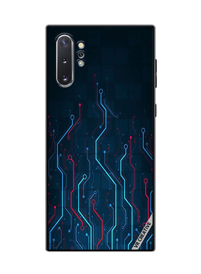 VR CREATIVE Protective Case Cover For Samsung Galaxy Note10 Plus 5G Electronic Circuit Boards_ Design Multicolour - Image 1
