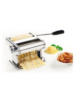 bunca bunca 3-in-1 Pasta Maker with Stainless Steel Clip Top, Silver  - Image 2