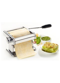 bunca bunca 3-in-1 Pasta Maker with Stainless Steel Clip Top, Silver  - Image 4