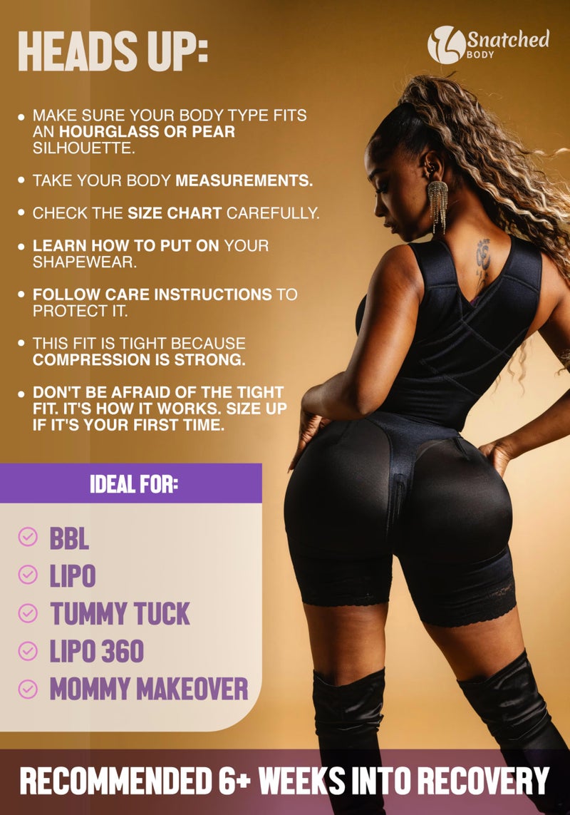 Snatched Body Stage 2 Faja with Bra | Best Body Faja Post-Op & Everyday Shapewear | Fajas Colombianas Moldeadoras Black S - Image 5