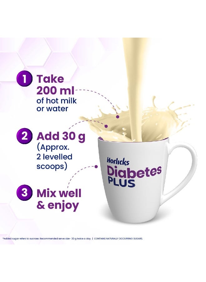 Horlicks Diabetes Plus, Vanilla, 400G, Powder | Helps Manage Blood Sugar From Day 1 - Image 4
