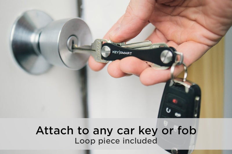 key smart KeySmart Classic - Compact Key Holder and Keychain Organizer (up to 14 Keys) (Titanium)  - Image 5