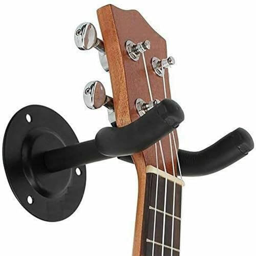 TECHBLAZE Guitar Hanger Guitar Wall Mount Holder Bracket Guitar Hanger for Acoustic Electric Guitar Banjo Bass Mandolin Ukulele Wall Holder - Image 1