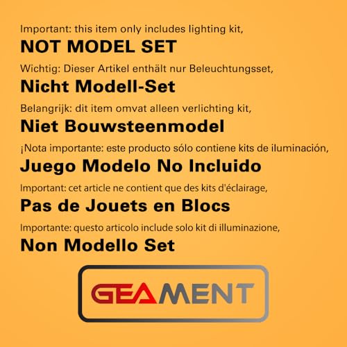 GEAMENT LED Light Kit Compatible with Lego Diagon Alley Lighting Set for 75978 Building Model Model Set Not Included - Image 5