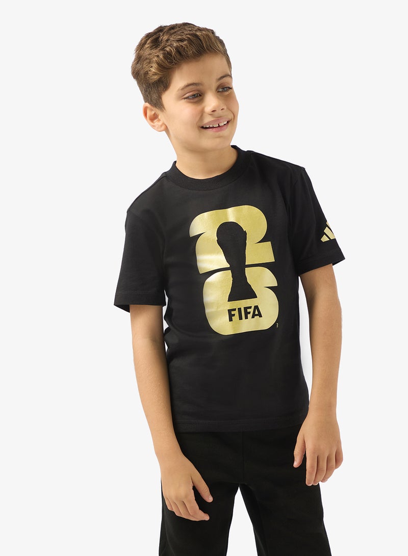 Adidas Youth Fifa World Cup 2026 Official Emblem T-Shirt - Image 1
