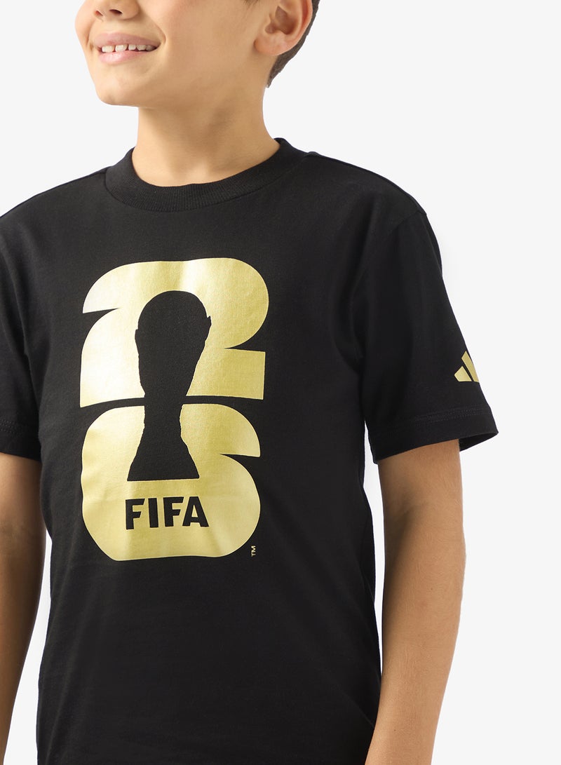 Adidas Youth Fifa World Cup 2026 Official Emblem T-Shirt - Image 3