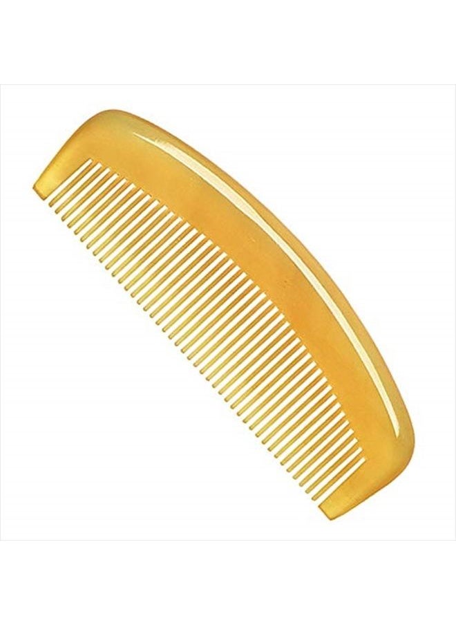 Liasun - Premium Quality 100% Handmade Anti Static Natural Sheep Horn Comb - Professional Detangling Massage Comb (Mellowandfull) - Image 1
