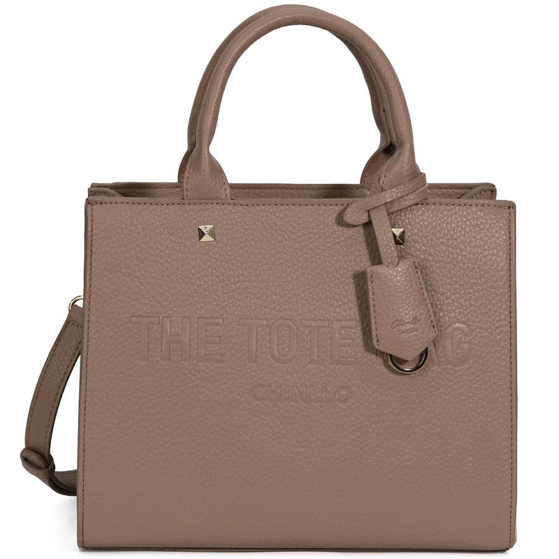 Chinllo Tote Bag for Women Top Handle Satchel Purse and Handbags with Shoulder Strap (D.Khaki-S) - Image 1