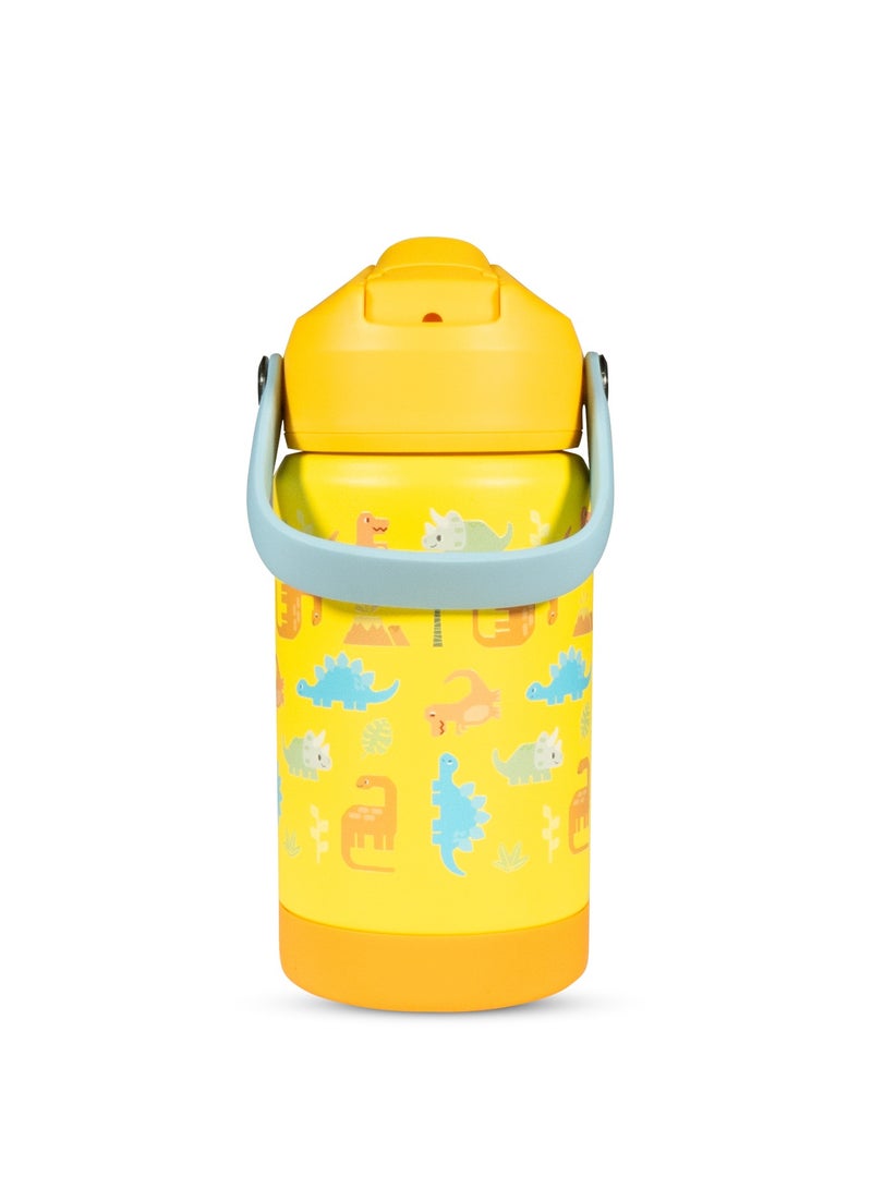 WAICEE Beige Dinosaur 2.0 Water Bottle with Handle - 12oz / 350ml - Image 3