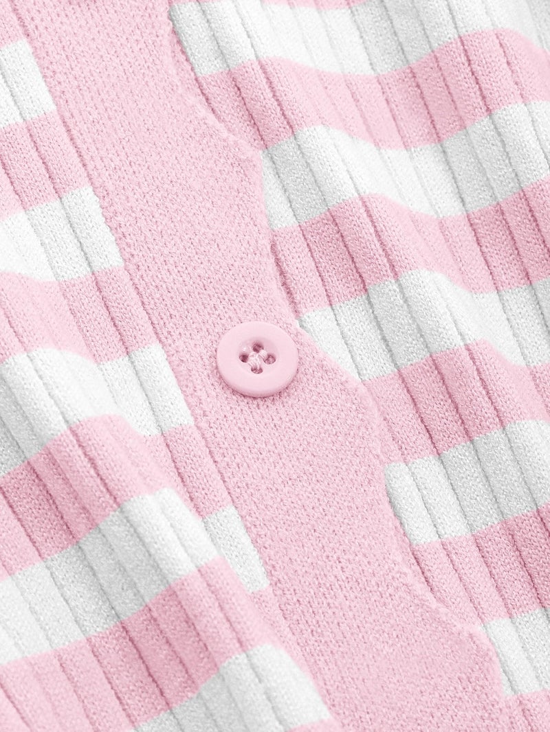 SECRETEYARD Womens Cropped Cardigan Knit Shrugs for Dresses Tops V Neck Button Down Cardigans Sweaters - Image 5