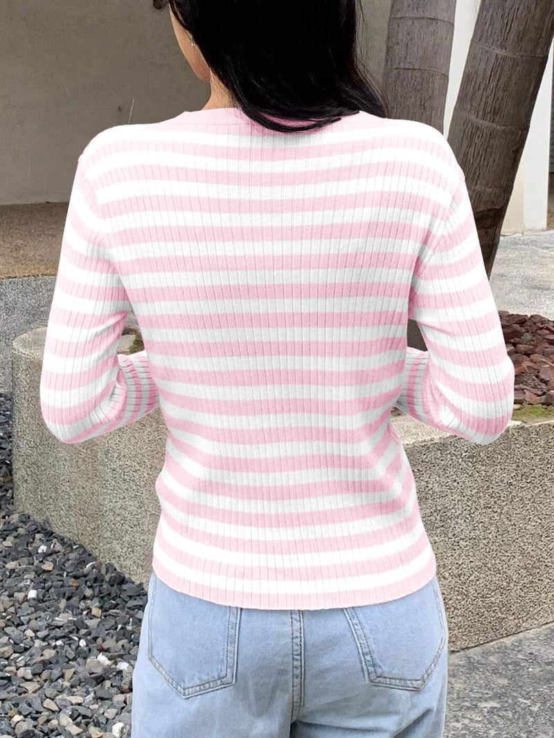 SECRETEYARD Womens Cropped Cardigan Knit Shrugs for Dresses Tops V Neck Button Down Cardigans Sweaters - Image 4