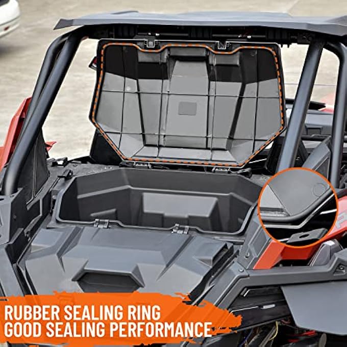 rayihni UTV Cargo Box for RZR PRO, Forward Poly Water Resistant 73 QT Forward Cargo Storage Box for Polaris RZR Turbo R/PRO XP 4 LE 2020-2022 Accessories, Replacement #2883751 - Image 3