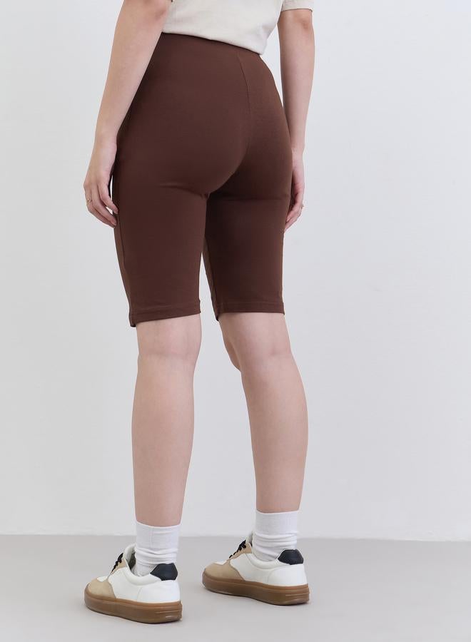 ستايلي شورت ركوب دراجات بخصر متقاطع - Image 5