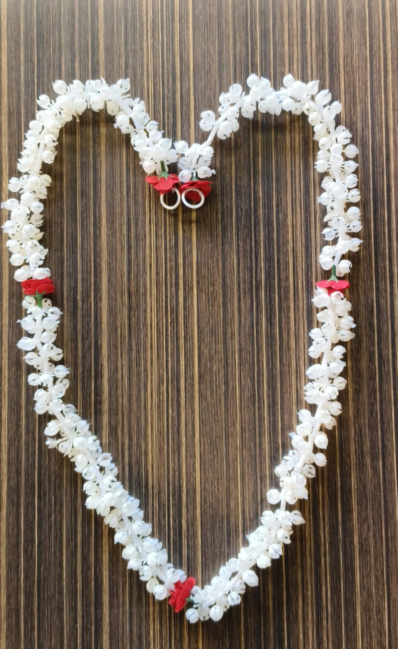 OKU 1 Hair Accessories Artificial Jasmine Flowers Gajra for Hair Bun | Long White Mogra Garland | Bridal Wedding Hairstyle, Classical Dance, Pooja, Idols & Photo Frame Decor - Image 5