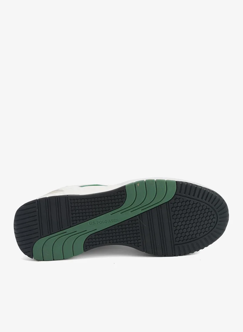 U.S. Polo Assn. white Men's White Low-Top Canvas Sneakers - Iconic Branding for a Clean Look Shoes for Men | Best Price UAE