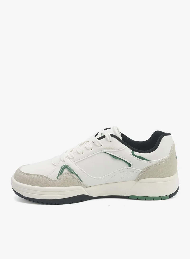 U.S. Polo Assn. white Men's White Low-Top Canvas Sneakers - Iconic Branding for a Clean Look Shoes for Men | Best Price UAE