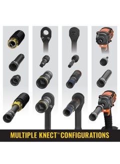 Klein Tools Klein Tools 32500HD KNECT Multi-Bit Screwdriver / Nut Driver, Impact Rated 11-in-1 Tool with Phillips, Slotted, Square and Torx Tips  - Image 3