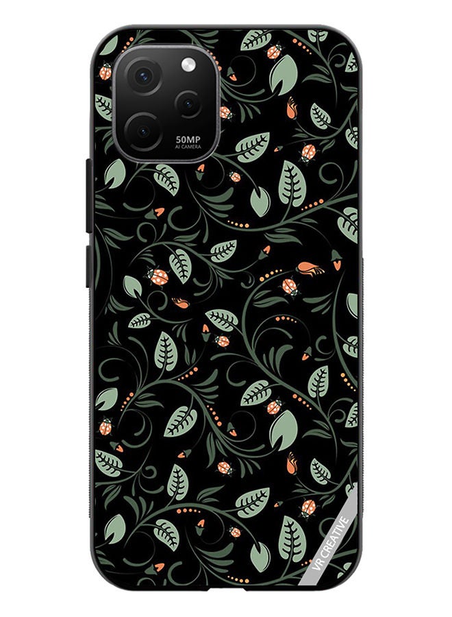 VR CREATIVE Protective Case Cover For Huawei Nova Y61 Flower Design Multicolour - Image 1