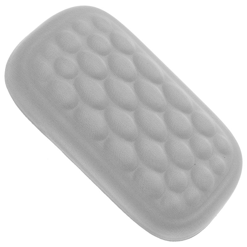 وسادة فأرة من foam الذاكرة الرمادي مع دعم للمعصم ومسند لوحة مفاتيح غير قابل للانزلاق، مناسبة للكمبيوتر واللاب توب والمكتب والألعاب والكتابة. - Image 2