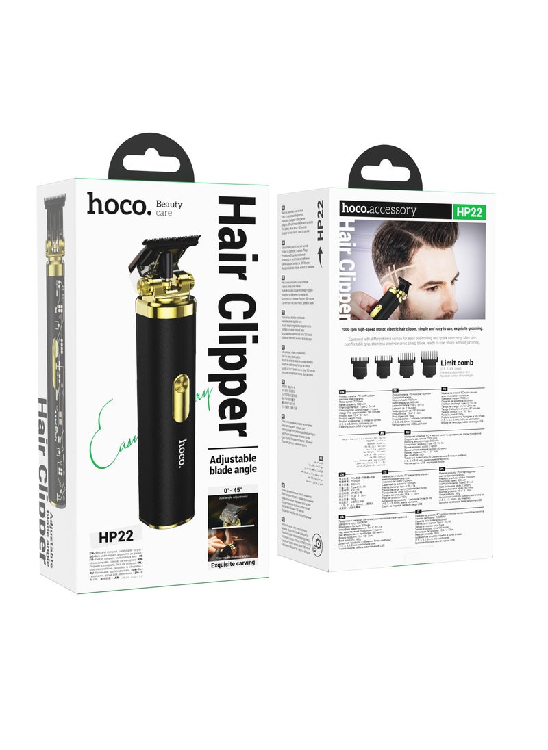 hoco. - Hoco HP22 Diamond Electric Hair Clipper – Hair Styling key! - Image 1