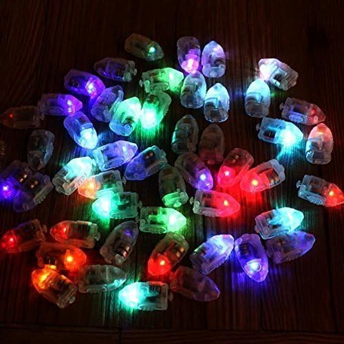 Neo LOONS® 100pcs/lot 100 X Blue Led Flash Ball Lamp Balloon Light long standby time for Paper Lantern Balloon Light Party Wedding Decoration - Image 5