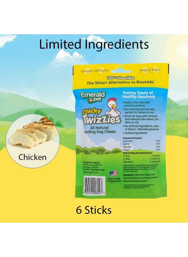 إميرالد بيت إيميرالد بت - 3 أكياس من تشيكي تويزيز، 8 أونصات، علكات للكلاب خالية من الألبان والصويا والغلوتين والحبوب، صنع في الولايات المتحدة الأمريكية - Image 3