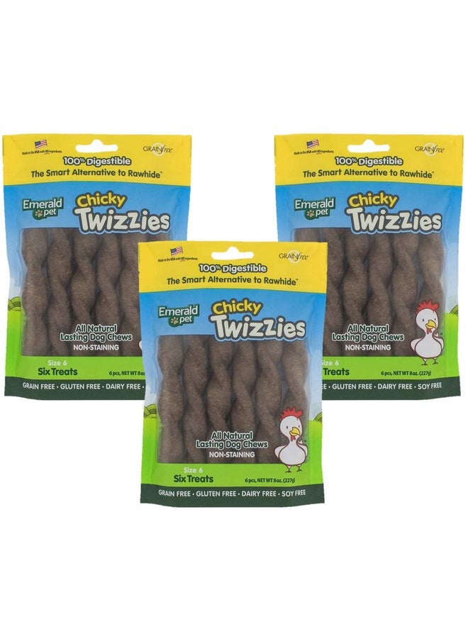 Emerald Pet 3 Bags of Chicky Twizzies, 8 Ounces, Dairy- Soy- Gluten- and Grain-Free Dog Chews, Made in The USA - pzsku/Z4AE6222334AAB7E3FBB9Z/45/_/1737032086/8626fd7d-d7ee-4ed6-9b89-c8512690a928