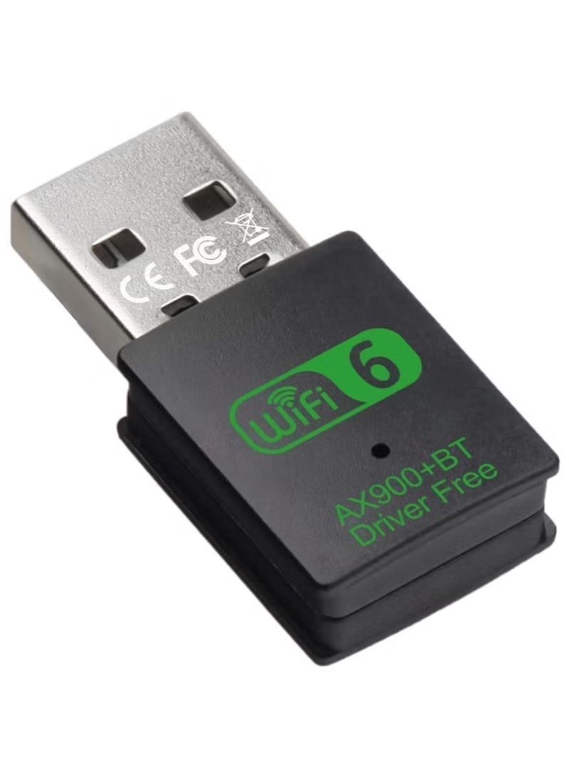 فلوينغ محول USB WiFi Bluetooth، مستقبل شبكة لاسلكي ثنائي النطاق 600 ميجابت في الثانية 2.4/5 جيجاهرتز، موزع WiFi صغير للحاسوب المكتبي/الحاسوب المحمول/الكمبيوتر المكتبي - AX900M + بلوتوث - Image 1