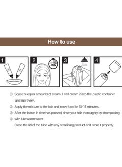 the SAEM The Saem Silk Hair Color Cream Gray Hair Cover 3N Brown Black  - Image 2