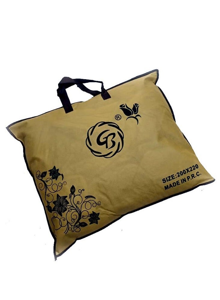 GB Embossed  Flannel Fleece Blanket Travel Blanket for Bed and Sofas Luxurious Warm and Comfortable Size 220*240 - Image 2