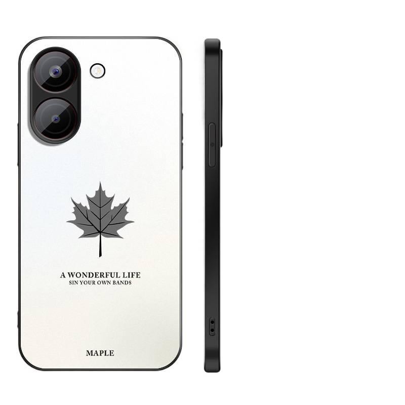 غطاء واقي بAcrylic لـ Redmi Note 13 Pro مع حماية من السقوط ومقاومة لبصمات الأصابع مع مقاوم للصدمات مع تشطيب غير لامع باللون أبيض من الأكريليك باللون الأبيض باللون الأحمر - Image 1