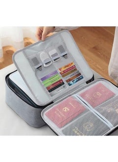 DubaiGallery Large Capacity Fireproof Document Box with Lock File Storage Waterproof Safe Bag  - Image 3