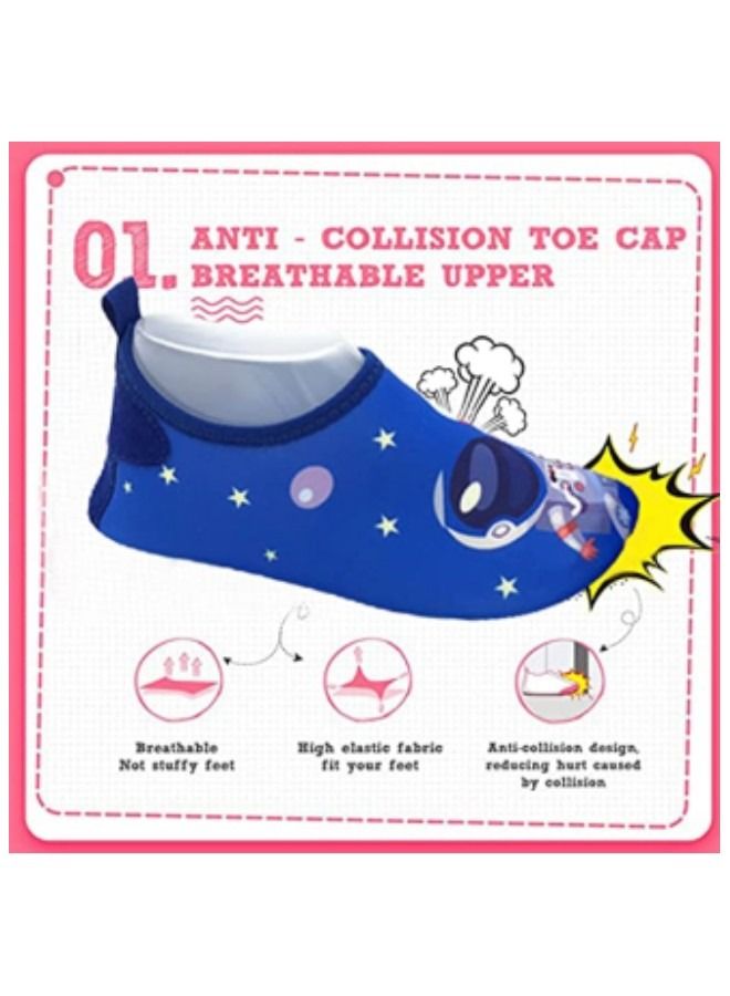GGEROU Water Shoes Beach Socks for Kids Toddler Barefoot Swim Socks, Quick-Dry Non-Slip Aqua Water Sport Shoes - Image 3