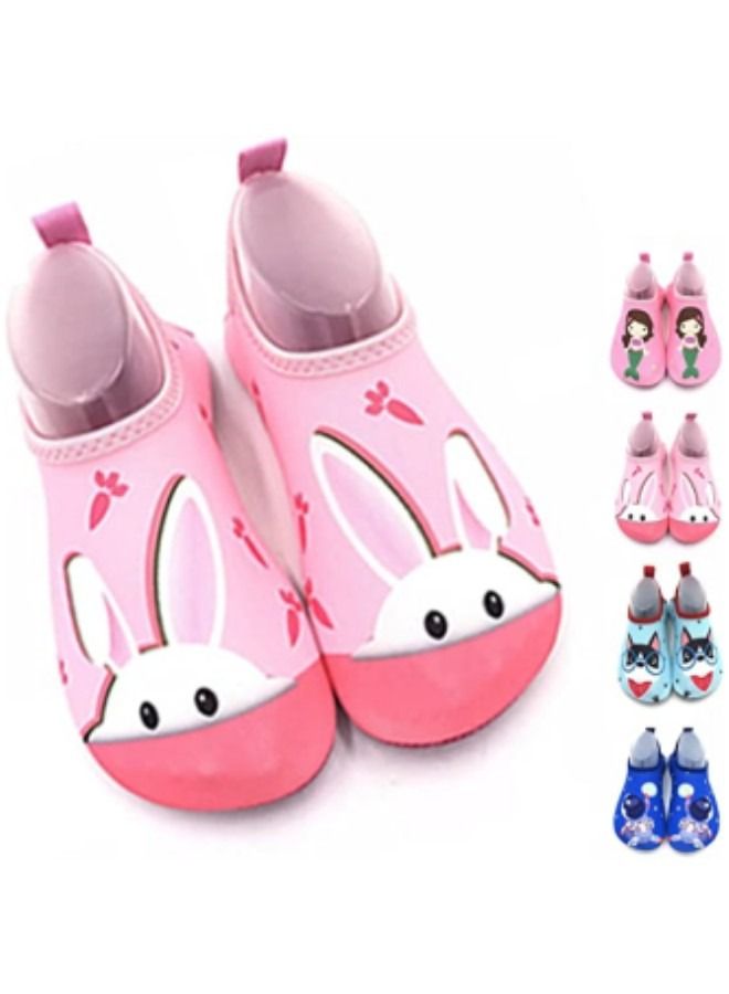 GGEROU Water Shoes Beach Socks for Kids Toddler Barefoot Swim Socks, Quick-Dry Non-Slip Aqua Water Sport Shoes - Image 1