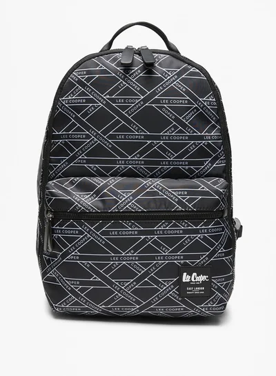 Lee Cooper Women Monogram Print Backpack