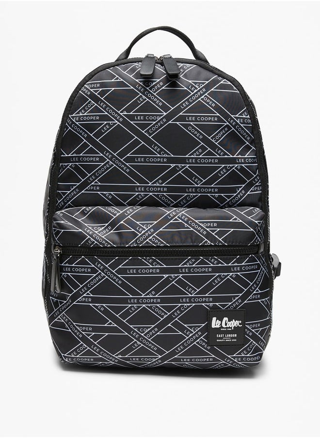 Lee Cooper Women Monogram Print Backpack  - Image 1