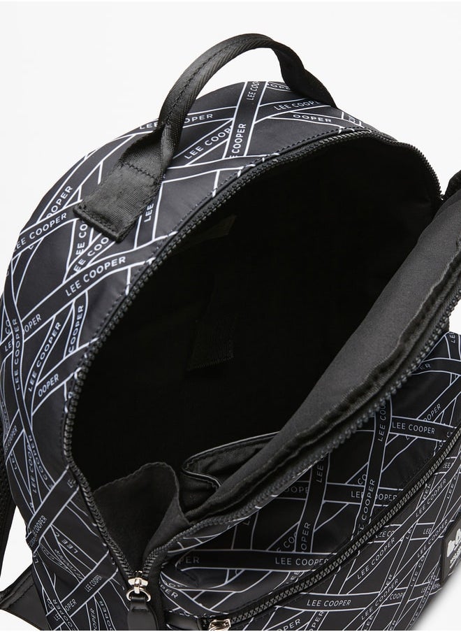 Lee Cooper Women Monogram Print Backpack  - Image 4