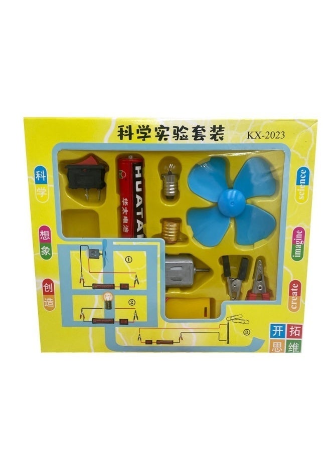 DIY Electrical Circuit Science Experiment Kit for Kids - STEM Educational Learning Toy - Includes Motor, Fan, Light Bulb, and Switch - Physics Discovery Set for Boys & Girls - Image 4