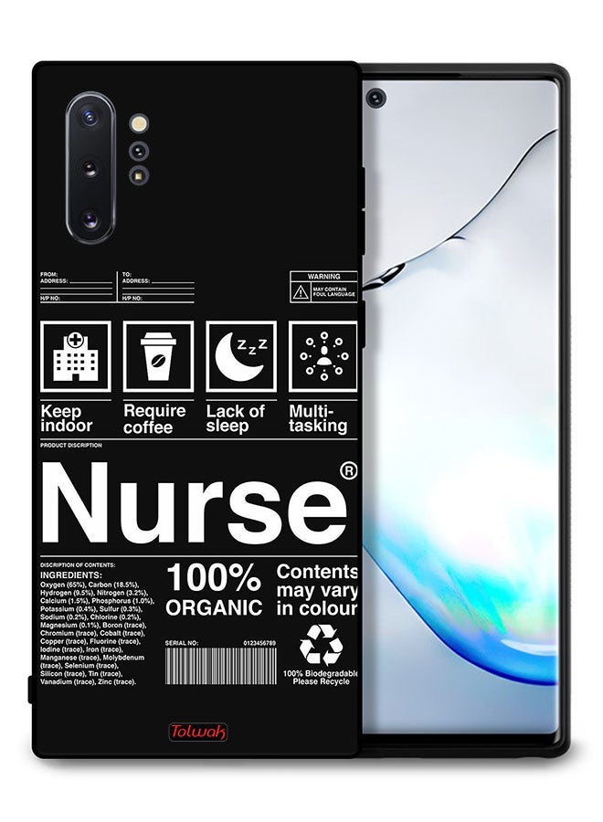Tolwak Samsung Galaxy Note 10 Plus Protective Case Cover Nurse Sticker - Image 1