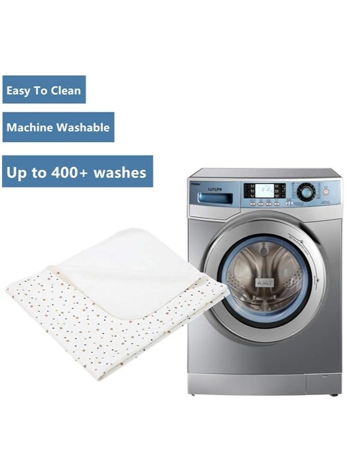 مورو مورو مفرش تغيير حفاضات مقاوم للماء - كبير، 79×102 سم - Image 2