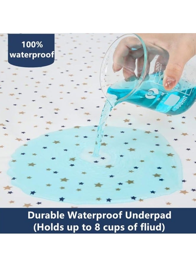 مورو مورو مفرش تغيير حفاضات مقاوم للماء - كبير، 79×102 سم - Image 3