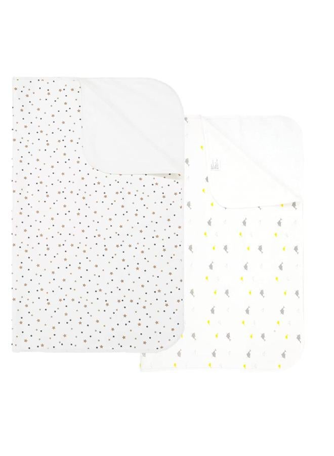 مورو مورو مفرش تغيير حفاضات مقاوم للماء - كبير، 79×102 سم - Image 1