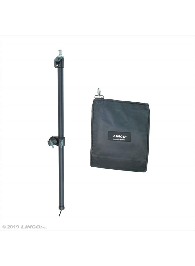 Lincostore 2.5ft to 5ft Adjustable Overhead Light Boom Arm with Universal Tripod Clamp & Counter-Weight Bag 4255K - Image 2