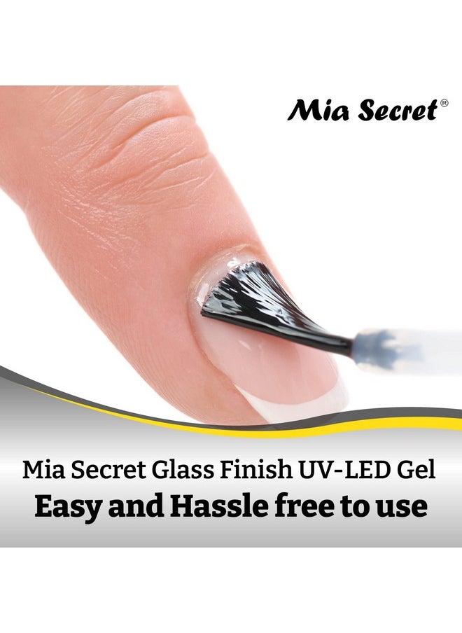 MIA SECRET Mia Secret Glass Finish UV-LED Gel 0.5 Fl. oz - 15mL  - Image 2