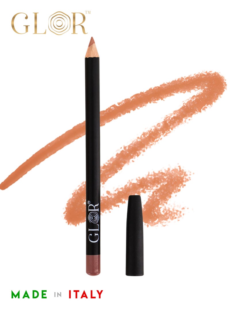 غلور  قلم تحديد الشفاه غلور إندليس تشارم ألتيميت بريسيشن - كافيه – نباتي، خالٍ من مسببات الحساسية، تحديد الشفاه طويل الأمد - Image 1