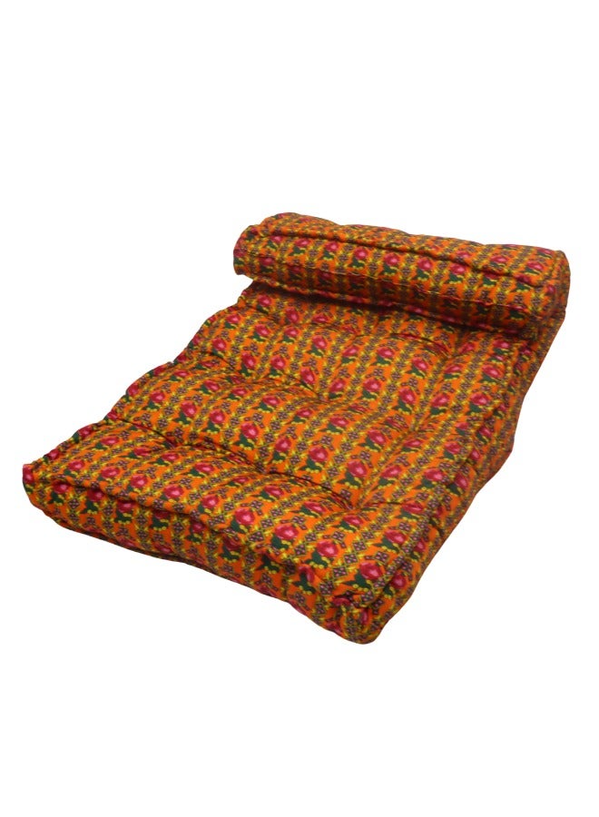 SMART HOME Luxury cotton mattress and cover with ideal dimensions (180 cm x 90 cm x 10 cm) for home, camps and rest houses. It is characterized by complete comfort and ideal support to make every moment of rest more relaxing thanks to its soft cotton fabric and ideal height - Image 2