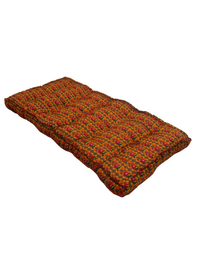 SMART HOME Luxury cotton mattress and cover with ideal dimensions (180 cm x 90 cm x 10 cm) for home, camps and rest houses. It is characterized by complete comfort and ideal support to make every moment of rest more relaxing thanks to its soft cotton fabric and ideal height - Image 3